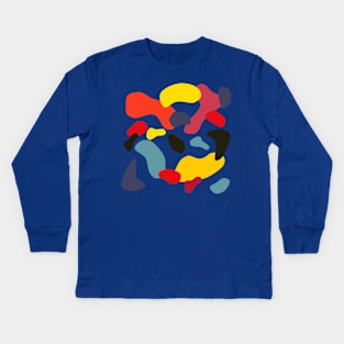 Abstract Colorful Shapes #1 Kids Long Sleeve T-Shirt